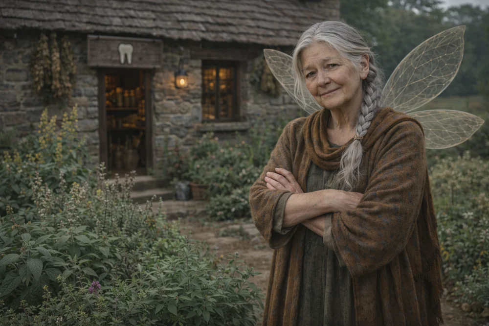 The Tooth Fairy welcomes you to her apothecary.